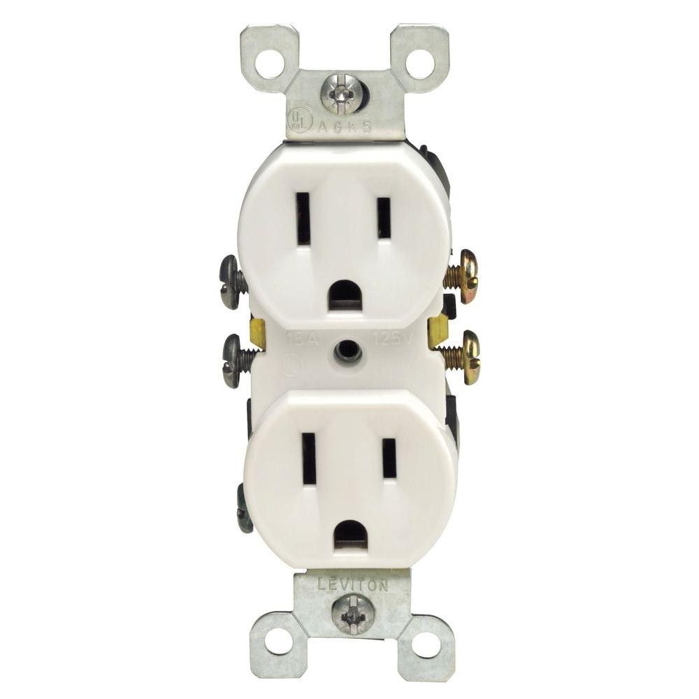 Buy the Leviton M2405320WMP Grounded Duplex Receptacles 15 Amp at