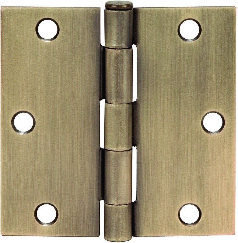 Buy the Hardware House 534313 Square Corner Door Hinge, 31/2 inch at Hardware World