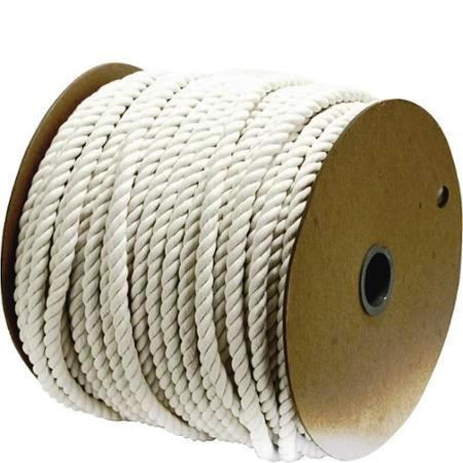 Buy the Canada Cordage CTF0801 Twisted Cotton Rope, 3Strand 1/2" x
