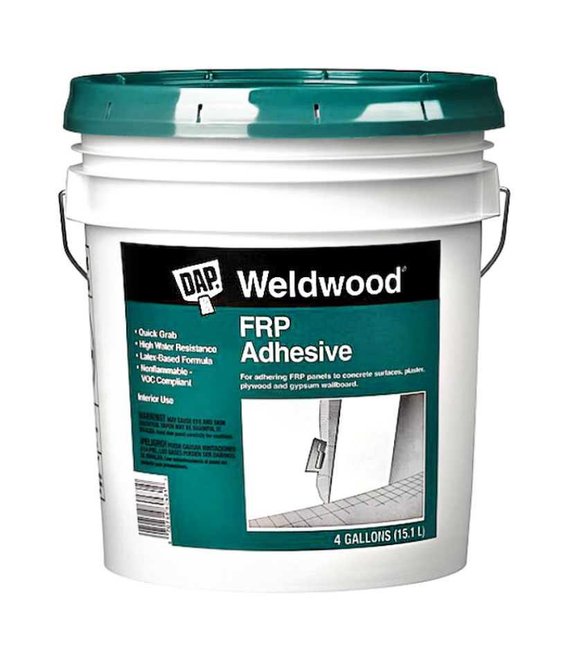 Buy the DAP 60481 Weldwood FRP Adhesive 4 Gallon Bucket Buy the DAP 60481 Weldwood FRP Adhesive 4 Gallon Bucket