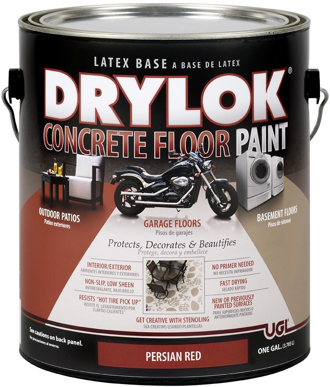 Buy the UGL 21513 Drylok Concrete Floor Paint, Persian Red ~ Gallon