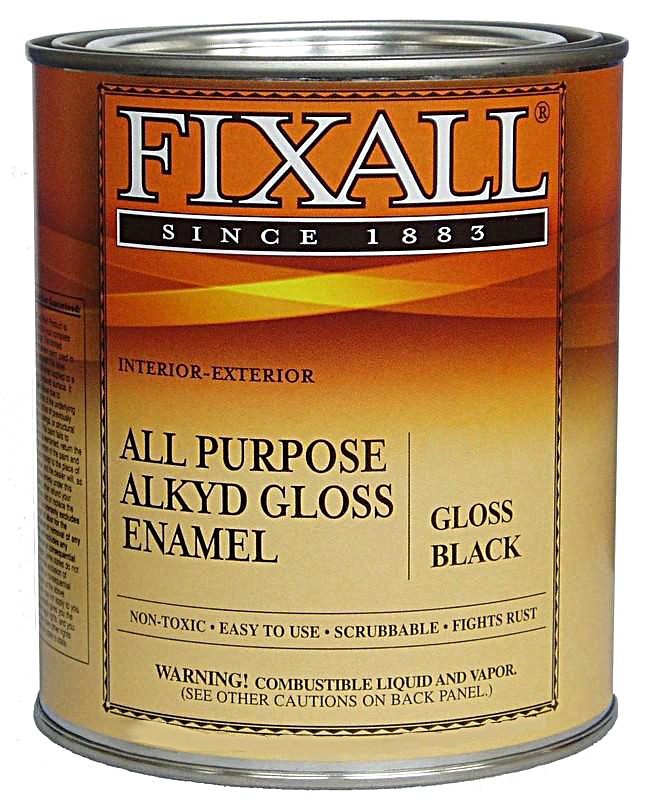 Buy the Calif Prods/FixAll F208 Alkyd Gloss All Purpose Enamel, Black