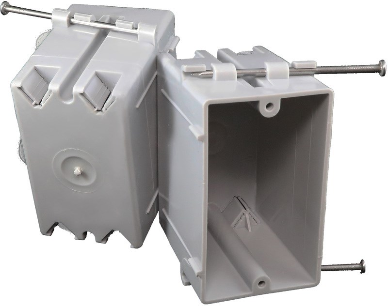 Buy the Cantex EZ20SNV NailOn Box, Single Gang 20.3 Cubic Inch