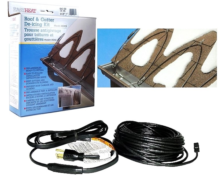 Buy the EasyHeat ADKS1000 Roof DeIcer Cable, Electric 200 Ft Hardware World