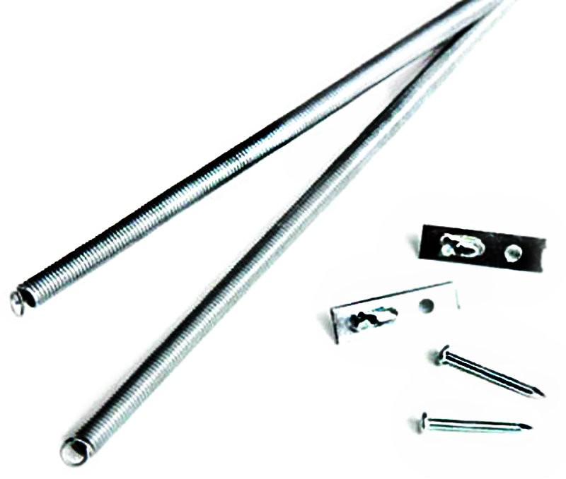 Buy the Kirsch 7004213411 Spring Sash Rod, Zinc Expands 20" to 36