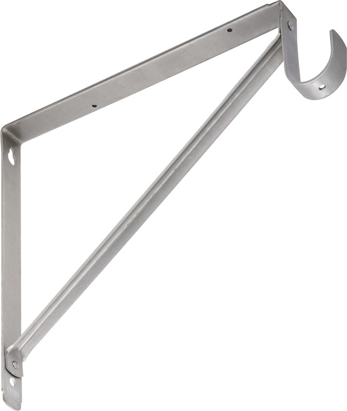 Buy the National 820209 Shelf Hanging Rod Bracket, Satin Nickel