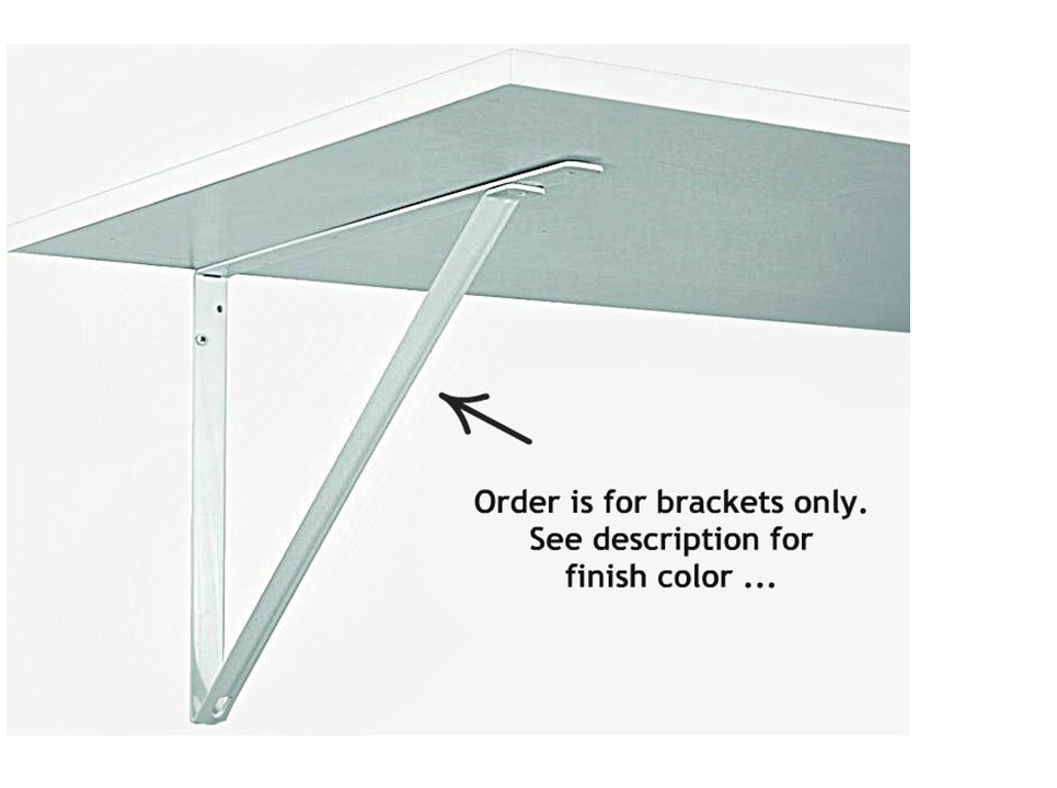 Buy the J Sterling RP004819WT Heavy Duty Large Shelf Bracket, Almond