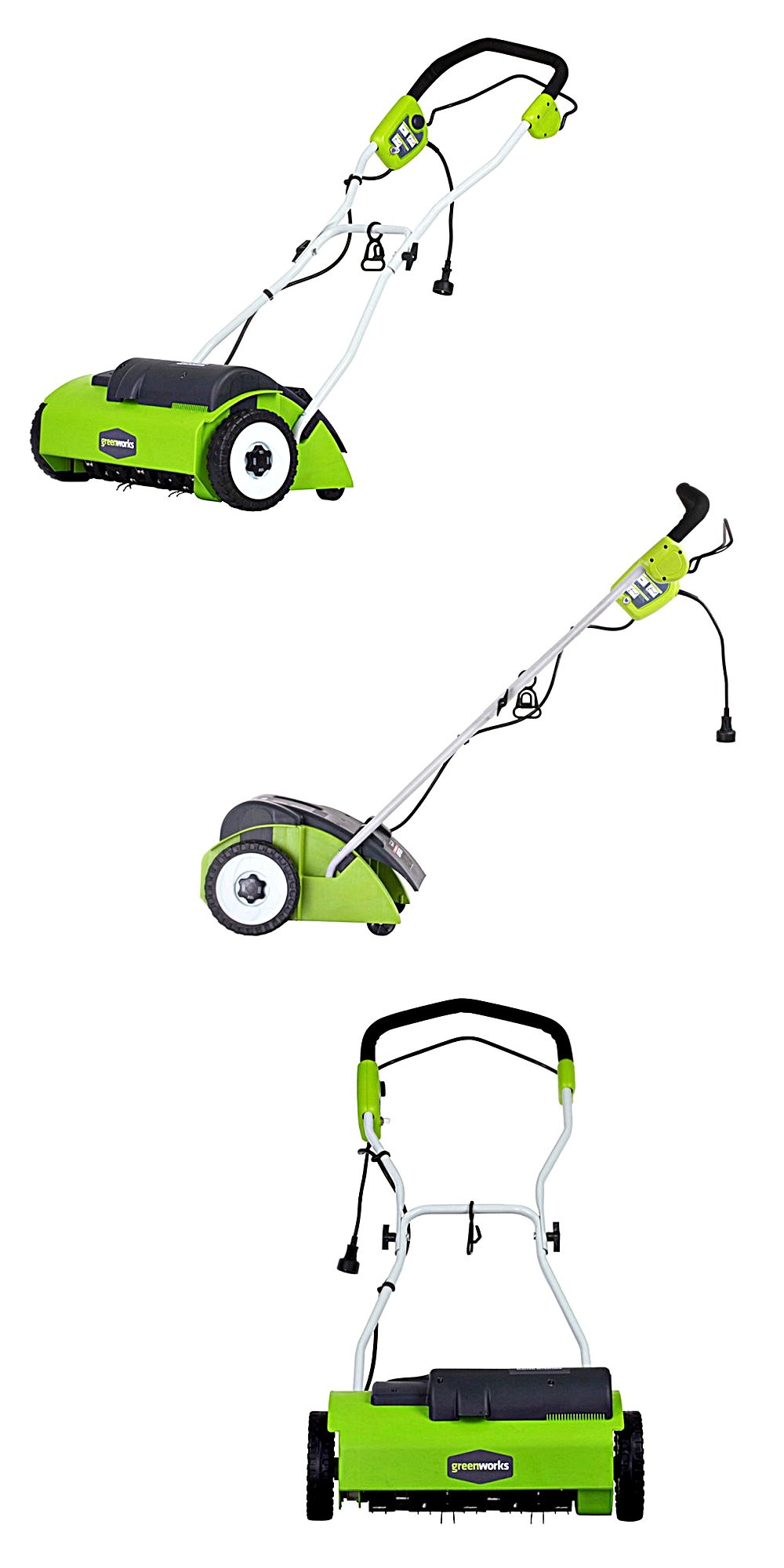 Buy the Greenworks 27022 Dethatcher, Electric 10 Amp 14" Path