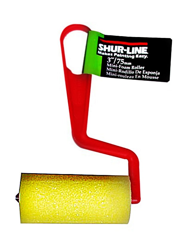 Buy the ShurLine 07130 Foam Trim MiniRoller, 3" Hardware World