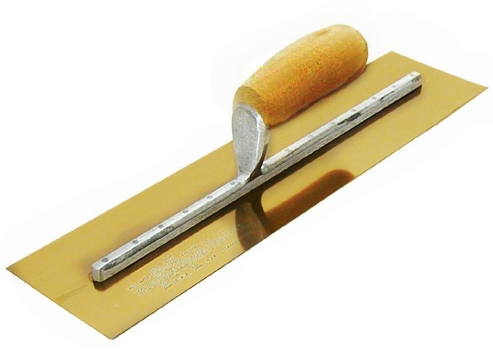 Buy the Marshalltown 13424 Golden Stainless Steel Finish Trowel 16" x