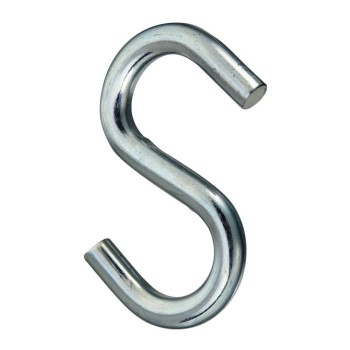 S Hook, Open Heavy Zinc ~ 1 3/4"  