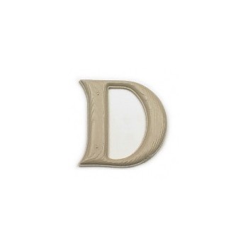 House Letter D,  Simulated Wood-Grain Letter ~ 7"