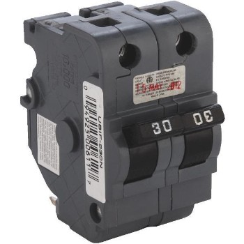 Thick  Double Circuit Breaker, 30-Amp 2-Pole 
