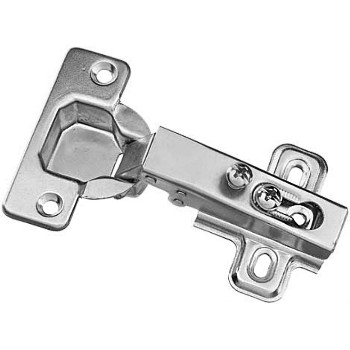 Stanley Home Designs BB8180PST Zinc Plated Hinges 3.75 Inch Flush Self Closing Concealed Cabinet Hinge