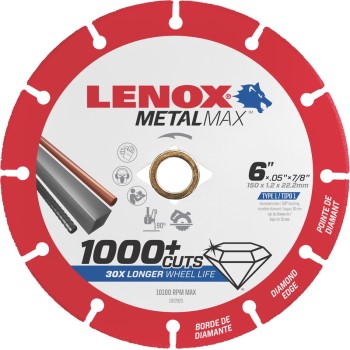 Metalmax Cutoff Wheel ~ 6" x 7/8"