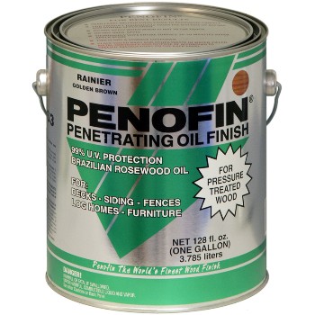 Penofin Penetrating Oil for Pressure Treated Wood, Rainier ~ Gallon