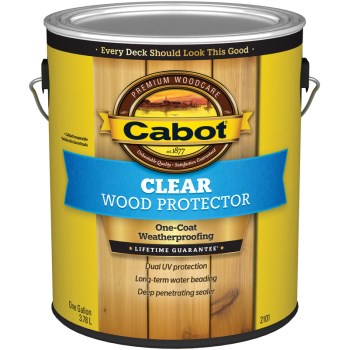 Clear Wood Protector,  Gloss ~ One Gallon