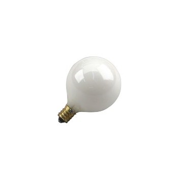 Light Bulb, Globe White 120 Volt 25 Watt