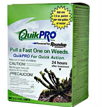 QuikPro Weed Killer Packets - Set of 6 Boxes/5 Paks Each