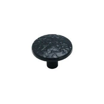 Knob - Textured Black Finish - 1.25 inch