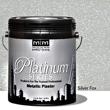 Metallic Plaster,  Silver Fox ~ Gallon