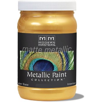 Matte Metallic Paint ~ Gold Rush, 6 oz