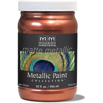 Matte Metallic Paint ~ Copper, Quart