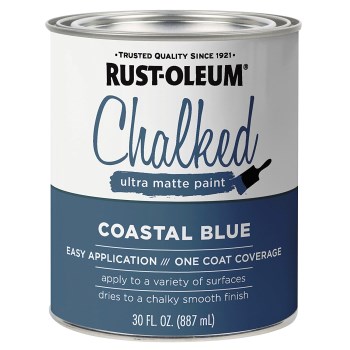 Chalked Ultra Matte Paint, Coastal Blue ~ 30 oz