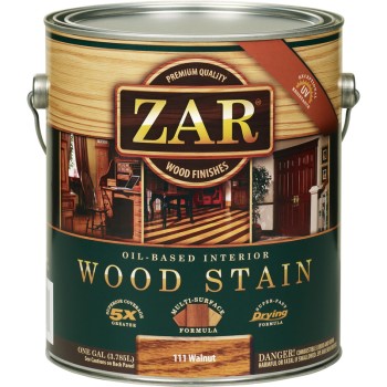 ZAR Oil-Based Interior Wood Stain, Walnut ~ Gallon