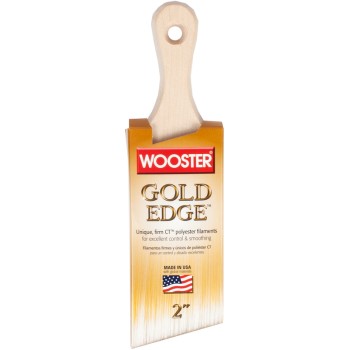 Gold Edge Angle Sash Brush
