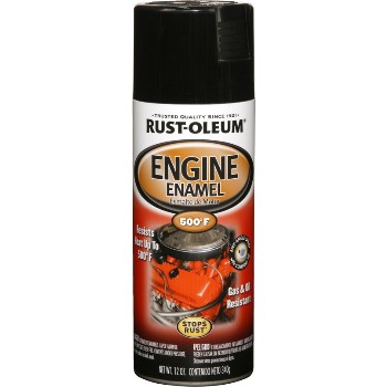 Engine Enamel, Gloss Black Spray Cans