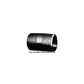 Pipe Nipple - Black Steel - 2 x 3 inch