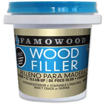Famowood Latex Wood Filler, Walnut  ~ Pint