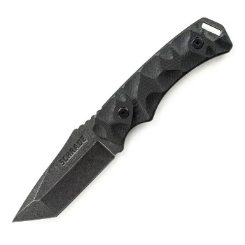 Tactical Fixed Blade, 3.4 in., G-10, Tanto Point, Plain