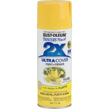 2X Ultra Spray Paint, Sun Yellow Gloss ~ 12oz