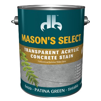 Transparent Acrylic Concrete Stain, Pantina Green ~ Gallon