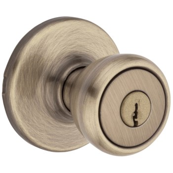 Tylo Entry Lockset with SmartKey ~ Antique Brass
