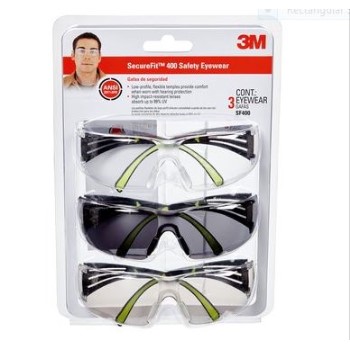 Safety Glasses ~ 3 pack