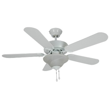 Ceiling Fan, White 42 inch Blade 