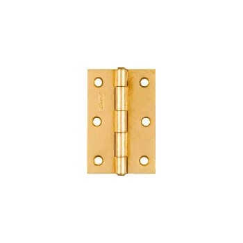 Non-removable Hinges,  Brass Finish  ~ 3 inches