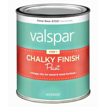Valspar Chalky Finish Paint Deep Tint Base ~  Approx 29 oz