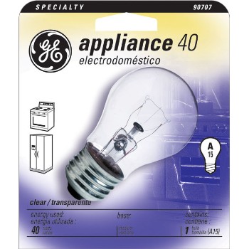 Appliance Bulb, 40 watt 