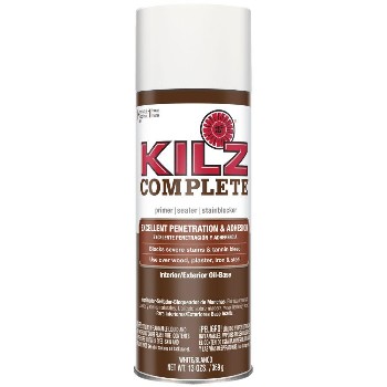 Kilz Complete Spray Primer, White ~ 13 oz