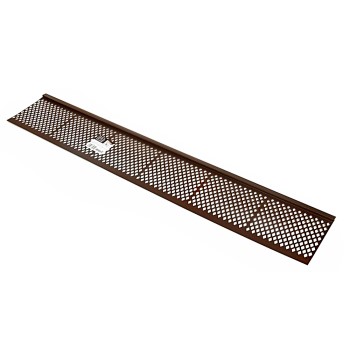 Snap-In Gutter Guard, Brown ~ 3 Ft