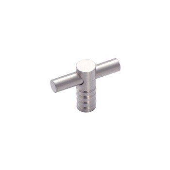 T-Knob - Contemporary Stainless Steel Finish - 2 inch