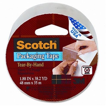 Packaging Tape, Clear  ~ 1.88" x 38.2 Yds