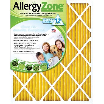 Allergy Zone Air Filter ~ 20" x 20" x 1"