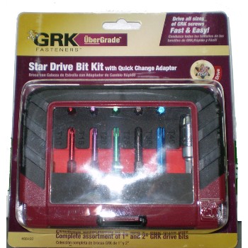 GRK Star Drive Bit Kit