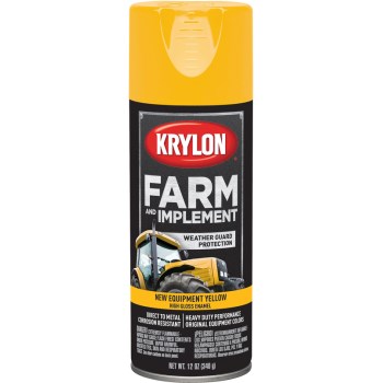 Farm & Implement Spray Paint, New Equipment Yellow