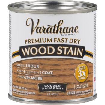 Fast Dry Interior Wood Stain, Mahogany ~ 1/2 pint